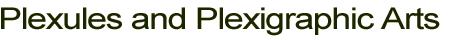 Plexules and Plexigraphic Arts